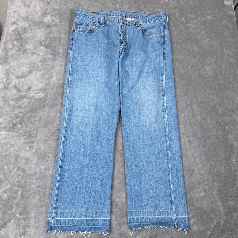 Vintage Levis 501 Jeans Mens 38x30 (Fits 34x29) Blue Button Fly Denim XX